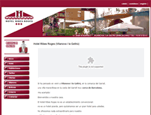 Tablet Screenshot of es.hotelribesroges.com