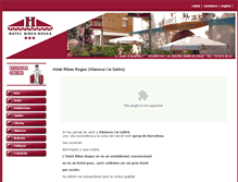 Tablet Screenshot of hotelribesroges.com